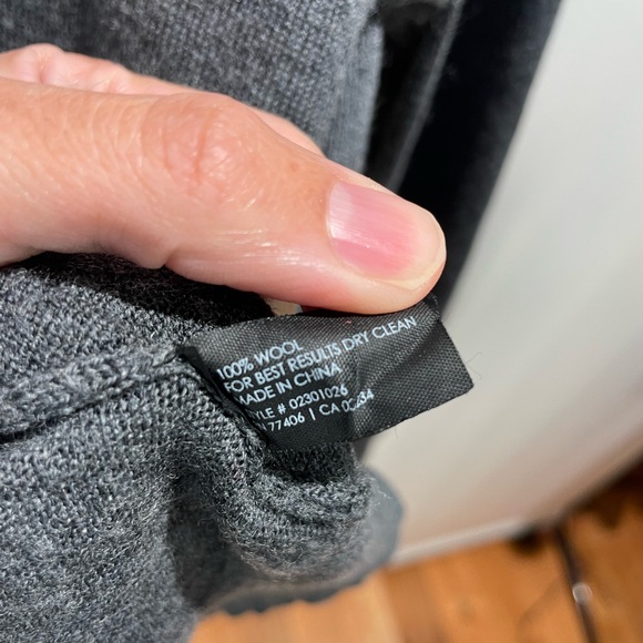 Club Monaco 100% Wool Long Sleeve Polo Sweater Size M - Picture 6 of 6